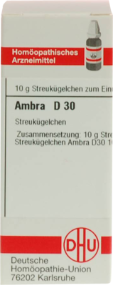 AMBRA D 30 Globuli 10 g