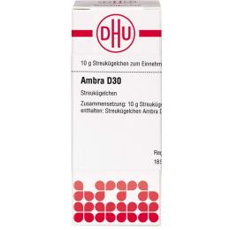 AMBRA D 30 Globuli 10 g
