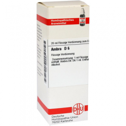 AMBRA D 6 Dilution 20 ml
