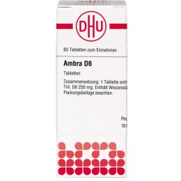 AMBRA D 6 Tabletten 80 St.
