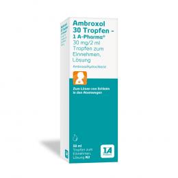 Ein aktuelles Angebot für Ambroxol 30 Tropfen-1A Pharma 50 ml Lösung Hustenlöser - jetzt kaufen, Marke 1A Pharma GmbH.