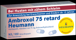 AMBROXOL 75 retard Heumann Kapseln 100 St