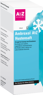 AMBROXOL AbZ Hustensaft 15 mg/5 ml 100 ml