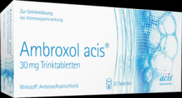 AMBROXOL acis 30 mg Trinktabletten 20 St