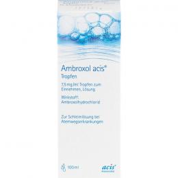 AMBROXOL acis Tropfen 100 ml