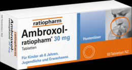 AMBROXOL-ratiopharm 30 mg Hustenlöser Tabletten 50 St