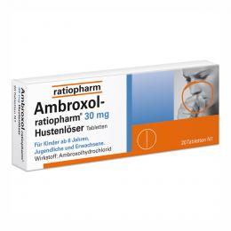 Ein aktuelles Angebot für Ambroxol-ratiopharm 30mg Hustenlöser 20 St Tabletten Hustenlöser - jetzt kaufen, Marke ratiopharm GmbH.