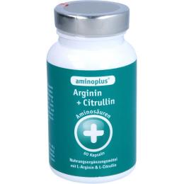 AMINOPLUS Arginin+Citrullin Kapseln 60 St. (46 g)