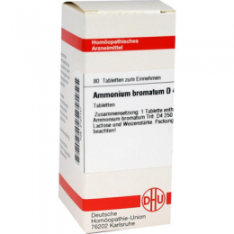 AMMONIUM BROMATUM D 4 Tabletten 80 St