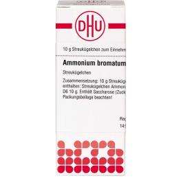 AMMONIUM BROMATUM D 6 Globuli 10 g