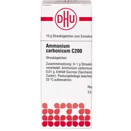 AMMONIUM CARBONICUM C 200 Globuli 10 g