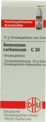 AMMONIUM CARBONICUM C 30 Globuli 10 g