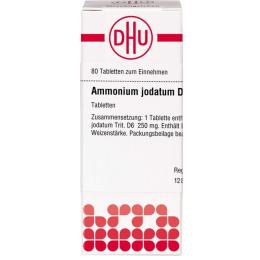 AMMONIUM JODATUM D 6 Tabletten 80 St.