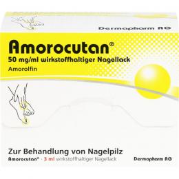 AMOROCUTAN 50 mg/ml wirkstoffhaltiger Nagellack 3 ml