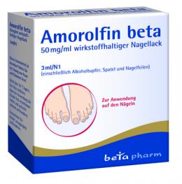 AMOROLFIN beta 50 mg/ml wirkstoffhalt.Nagellack 3 ml