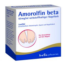 AMOROLFIN beta 50 mg/ml wirkstoffhalt.Nagellack 5 ml