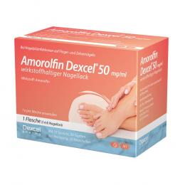 AMOROLFIN Dexcel 50 mg/ml wirkstoffhalt.Nagellack 3 ml Wirkstoffhaltiger Nagellack
