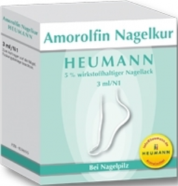 AMOROLFIN Nagelkur Heumann 5% wst.halt.Nagellack 3 ml