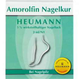 AMOROLFIN Nagelkur Heumann 5% wst.halt.Nagellack 3 ml