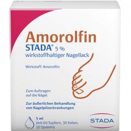 AMOROLFIN STADA 5% wirkstoffhaltiger Nagellack 5 ml