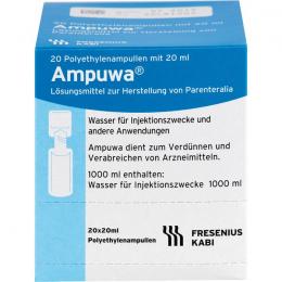 AMPUWA Plastikampullen Injektions-/Infusionslsg. 400 ml