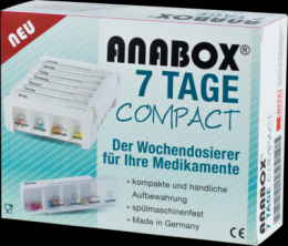 ANABOX Compact 7 Tage Wochendosierer weiß 1 St