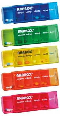 ANABOX Tagesbox farbig sortiert 1 St