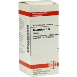 ANACARDIUM D 12 Tabletten 80 St