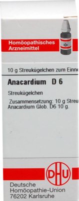 ANACARDIUM D 6 Globuli 10 g