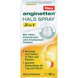 ANGINETTEN Halsspray 2in1 Erw. 20 ml