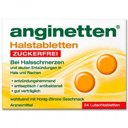 anginetten Halstabletten zuckerfrei 24 St Lutschtabletten