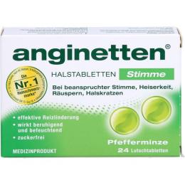 ANGINETTEN Stimme Lutschtabletten 24 St.