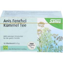 ANIS FENCHEL Kümmel Tee AFeKü Bio Salus Filterbtl. 15 St.