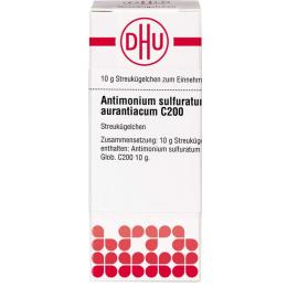 ANTIMONIUM SULFURATUM aurantiacum C 200 Globuli 10 g