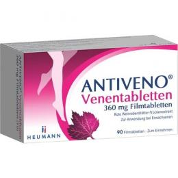ANTIVENO Venentabletten 360 mg Filmtabletten 90 St.