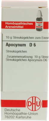 APOCYNUM D 6 Globuli 10 g