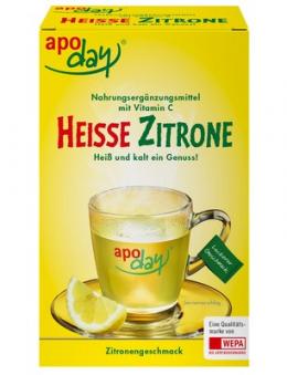 APODAY heie Zitrone Vit.C Pulver 10X10 g