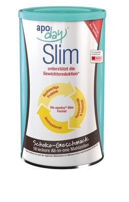 APODAY Schoko Slim Pulver Dose 450 g