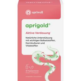 APRIGOLD Pulver+Kapseln Set Apriwell 1 P
