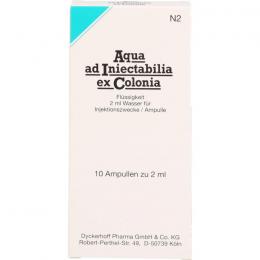AQUA AD iniectabilia ex Colonia Ampullen 20 ml