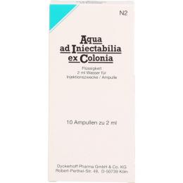 AQUA AD iniectabilia ex Colonia Ampullen 20 ml