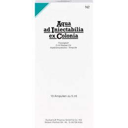 AQUA AD iniectabilia ex Colonia Ampullen 50 ml