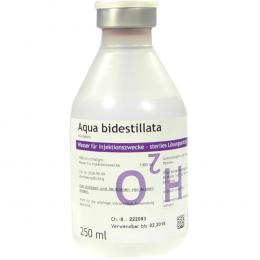 AQUA BIDEST Plastik 250 ml Infusionslösung