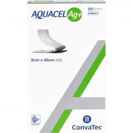 AQUACEL Ag+ 2x45 cm Tamponaden 5 St.