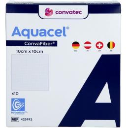 AQUACEL ConvaFiber 10x10 cm Verband 10 St.