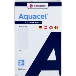 AQUACEL ConvaFiber 4x10 cm Verband 10 St.