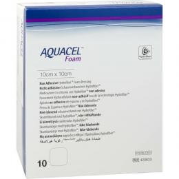 Ein aktuelles Angebot für AQUACEL Foam nicht adhäsiv 10x10 cm Verband 10 St Verband Verbandsmaterial - jetzt kaufen, Marke Kohlpharma GmbH.
