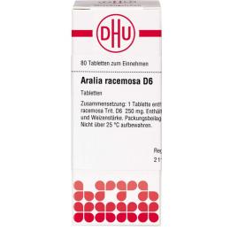 ARALIA RACEMOSA D 6 Tabletten 80 St.