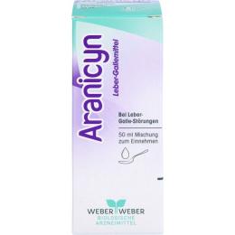 ARANICYN Leber Gallemittel Mischung 50 ml