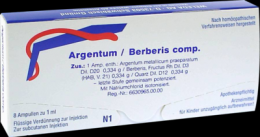 ARGENTUM/BERBERIS comp.Ampullen 8 St